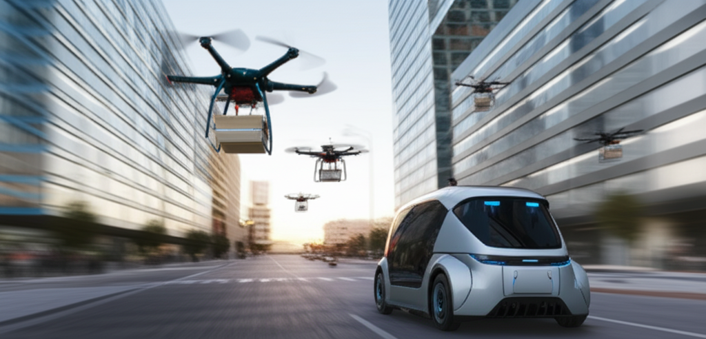 The Future of Delivery: Drones, AI, and Autonomous Vehicles